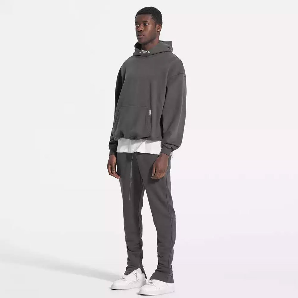 350 GSM heavy weight men's hoodie heavy weight hoodie custom 100% cotton winter sweatshirt unisex over sized hoodie