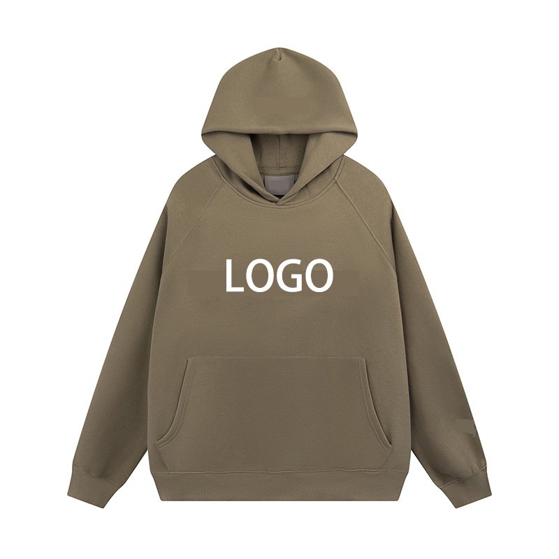 High Quality Custom Logo 400g 100% Cotton Heavyweight Fleece Blank Oversized Plus Size Men's Hoodies
