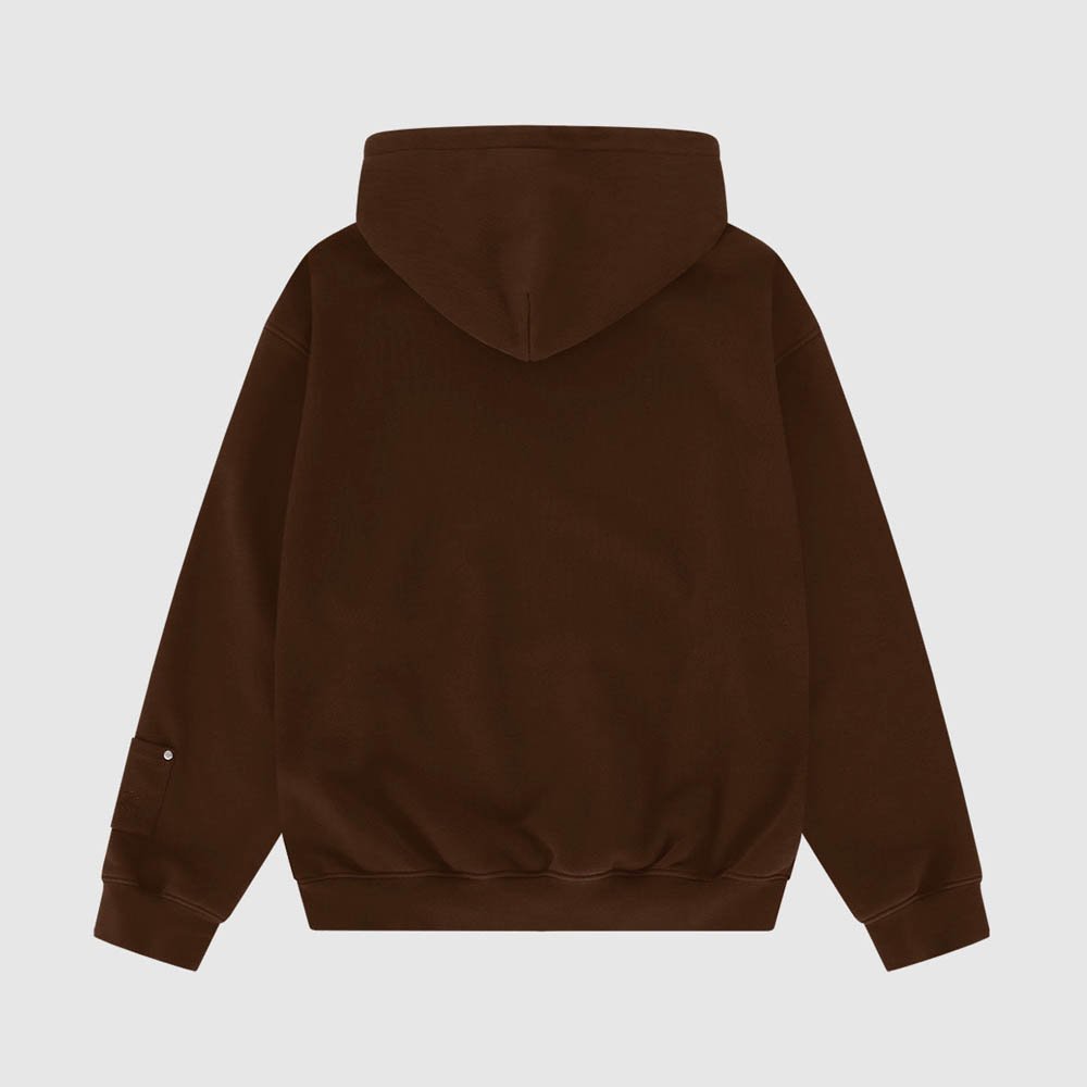 Custom drop shoulder boxy black french terry 100% cotton zip up rhinestone rivet heavyweigt men hoodies