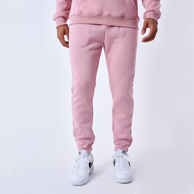 Custom Unisex Pullover Soft Fleece Hoodie Jogger Sweat pant set tracksuit swreatsuit in puff screen printing embroidery logos