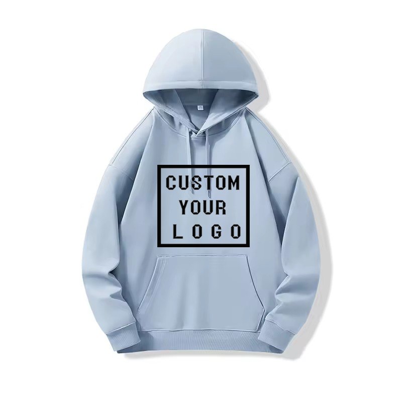 wholesale Custom Logo puff print Men's Hoodie Pullover 100% Cotton Women's Mens High Quality Hoodies Sweatshirts Autumn hoodies