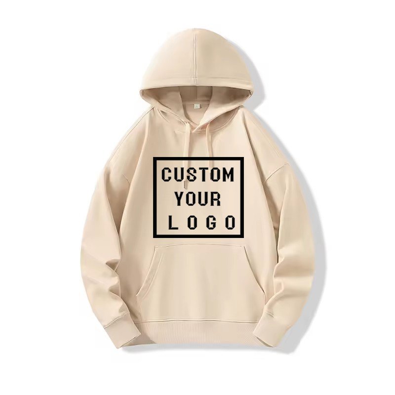 wholesale Custom Logo puff print Men's Hoodie Pullover 100% Cotton Women's Mens High Quality Hoodies Sweatshirts Autumn hoodies