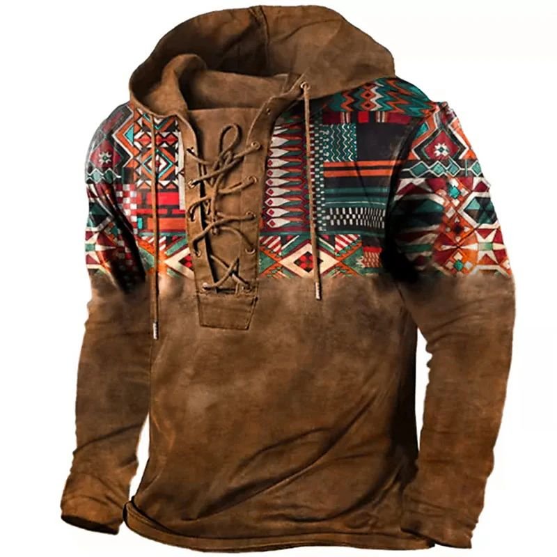 Autumn And Winter Men's Printed Hoodie Fashion Casual Jumper Street Trend Men's Hoodie