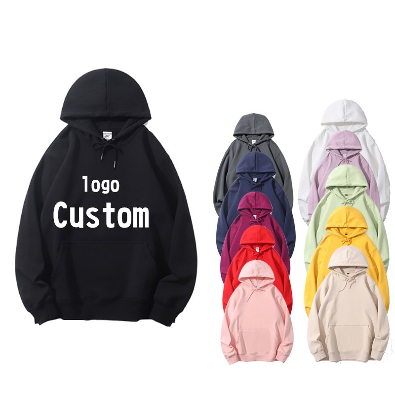 Men's High Quality Pullover Hoodie Sweatshirt Set Gym Pant Jogging Tracksuit With Designer Print Winter Fleece ODM Supply