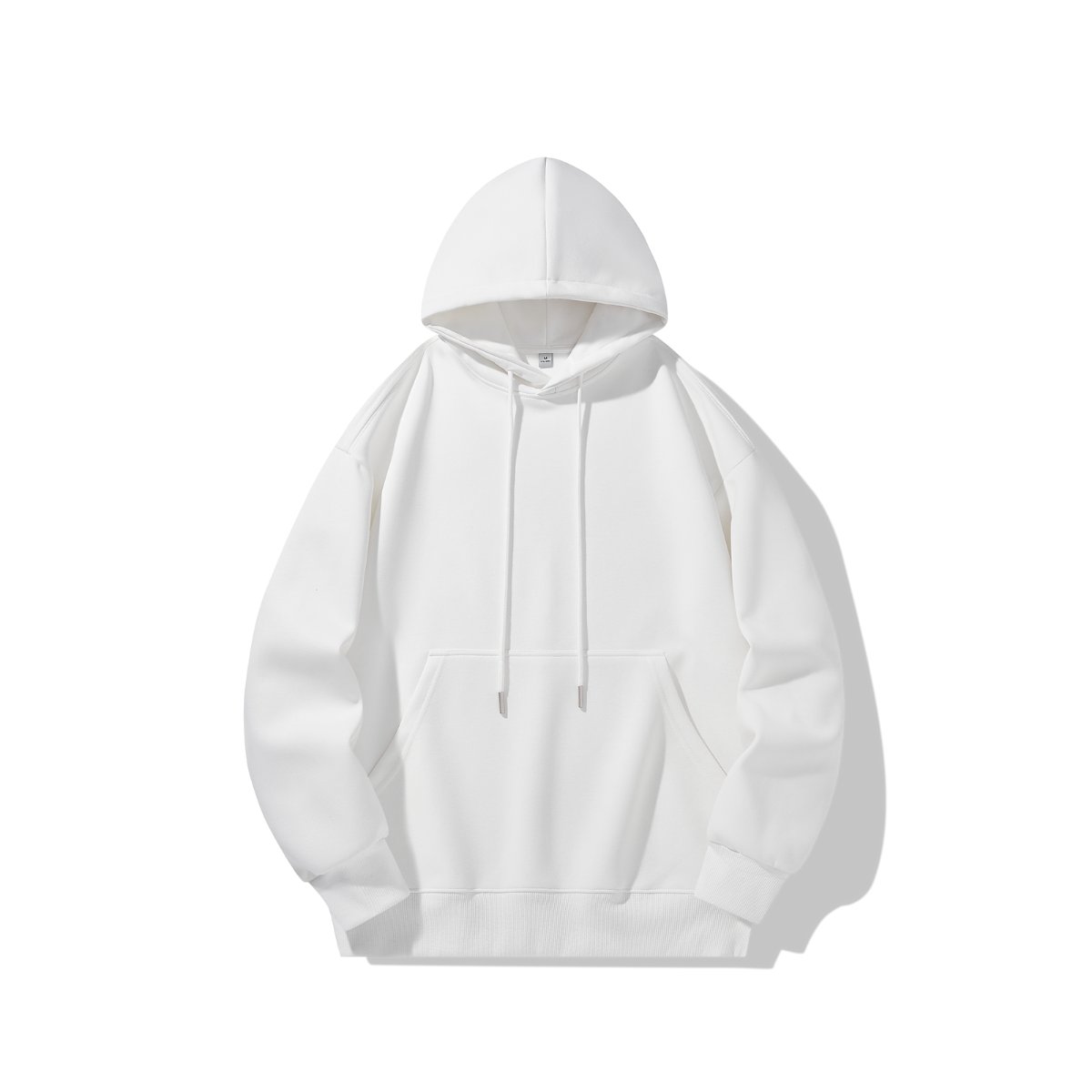 High Quality 360gsm Hoodie Sweatshirt Custom Men's Heavyweight Cotton Casual Pullover Custom Distressed Logo Hoodie