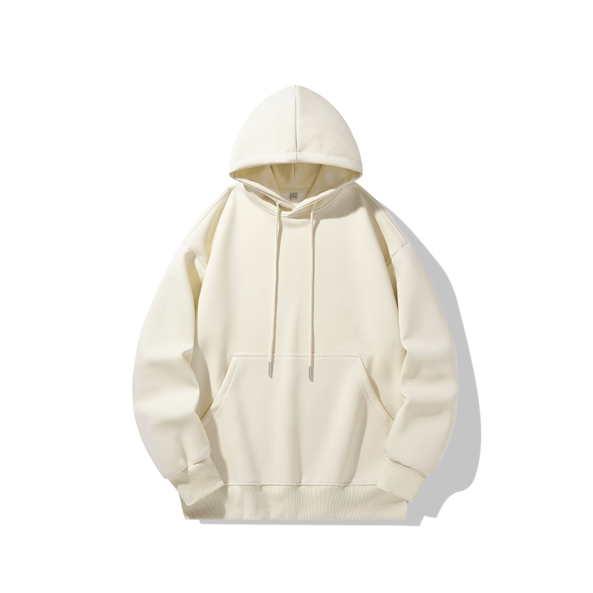 High Quality 360gsm Hoodie Sweatshirt Custom Men's Heavyweight Cotton Casual Pullover Custom Distressed Logo Hoodie