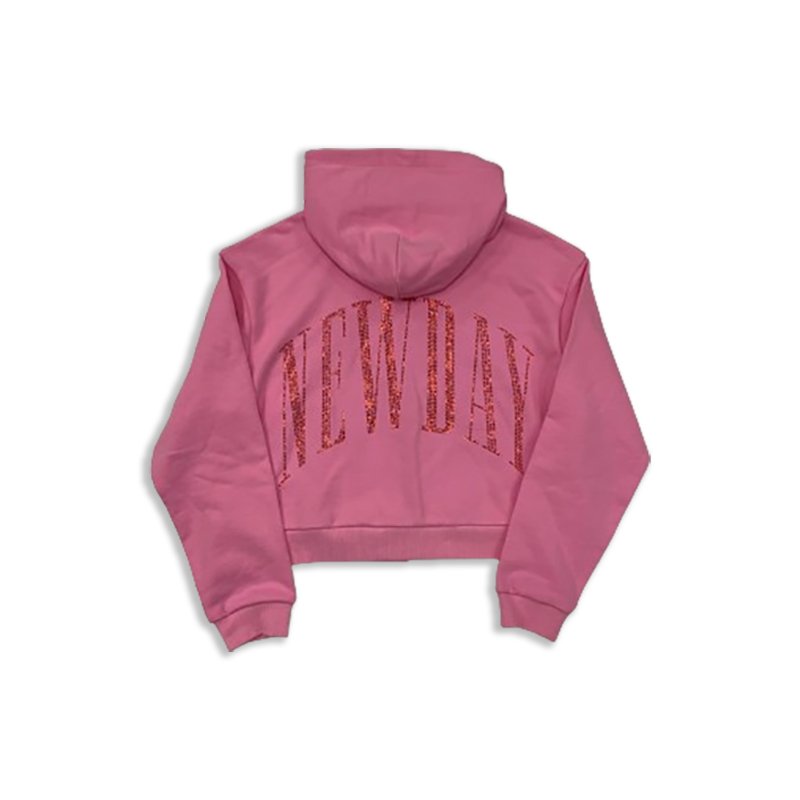 Low Moq In Stock Wholesale Price Streetwear Women Men's hoodies & sweatshirts Cotton Zip Up Crystal Rhinestone Hoodies Unisex