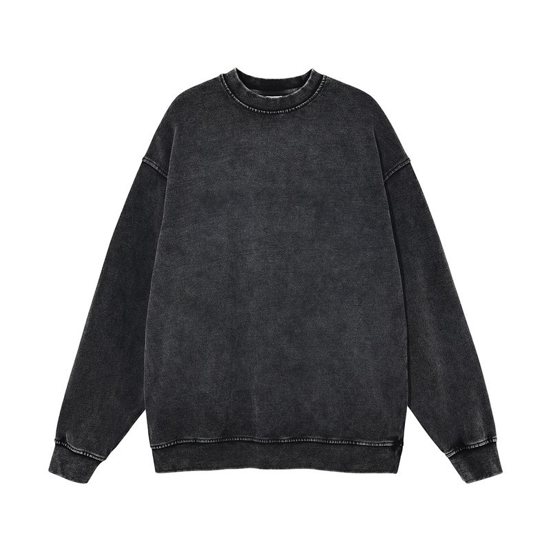 Heavyweight Oversized Unisex Hoodies Acid Wash Streetwear French Terry Custom Logo Vintage 100% Cotton men's hoodies sweatshirts