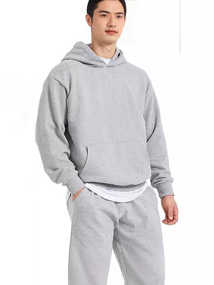 Custom autumn and winter new hoodie 320g360g400g heavy hooded fashion brand men's hoodie