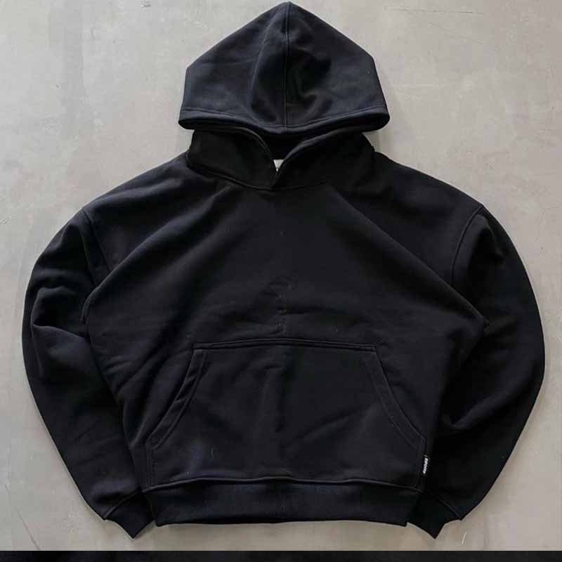 Street Men's High Quality Wholesale Hip Hop Retro Hoodie Sports Fitness Breathable Quick Dry Design Sweatshirt