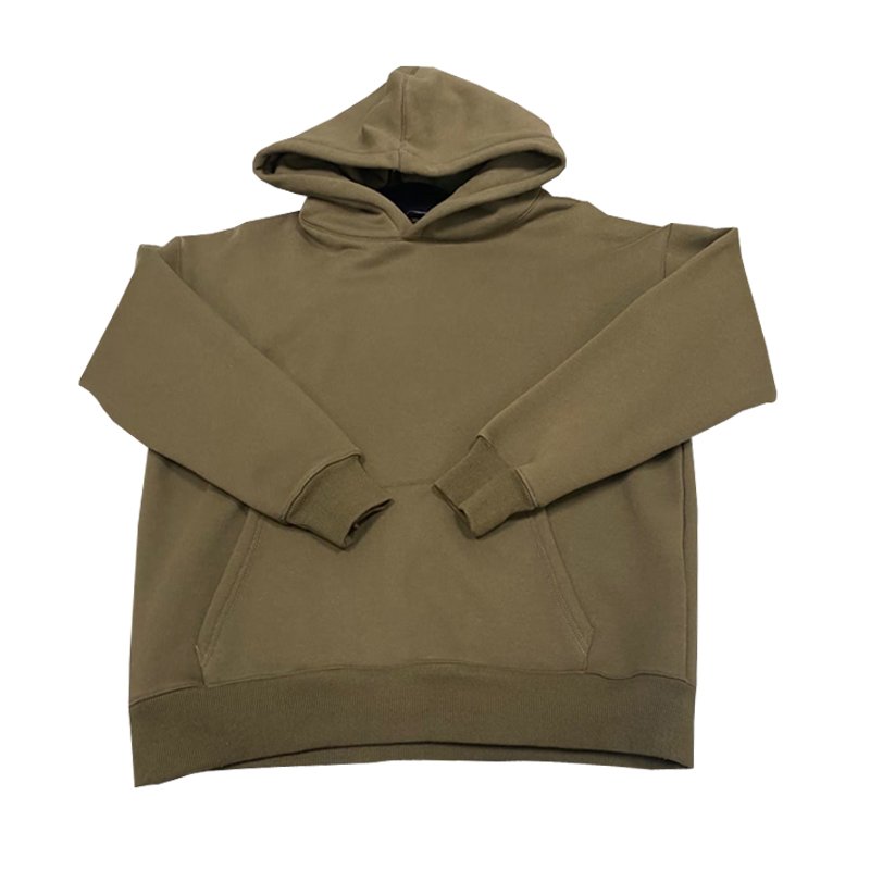 High quality 400gsm cotton fleece oversized heavyweight streetwear blank custom puff printing drop shoulder men's hoodies