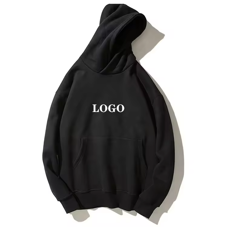 Custom LOGO High Quality Hoodie High Quality Fleece Oversized Pullover Cotton Heavyweight Men's Hoodie