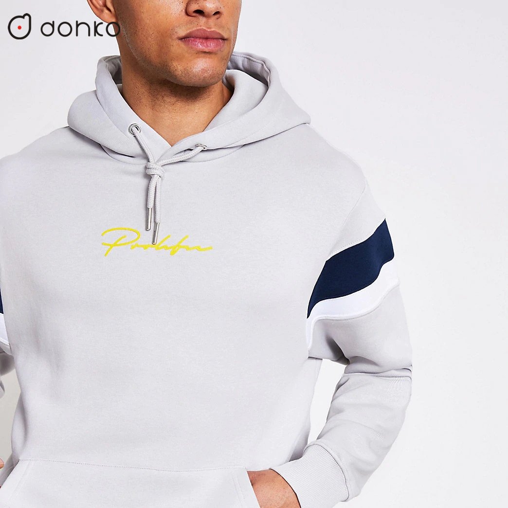 Custom Logo Men's Short Set Hoodie and Sweatpants Track Suit Cotton Knitted Thermal Print Summer and Winter