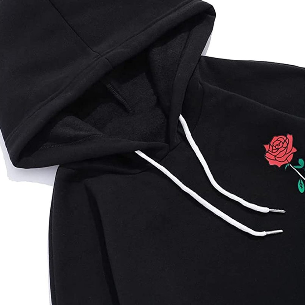 Comfortable Super Soft Thick Men's Winter Proof Anti Pilling Polar Fleece Printed Hoodie