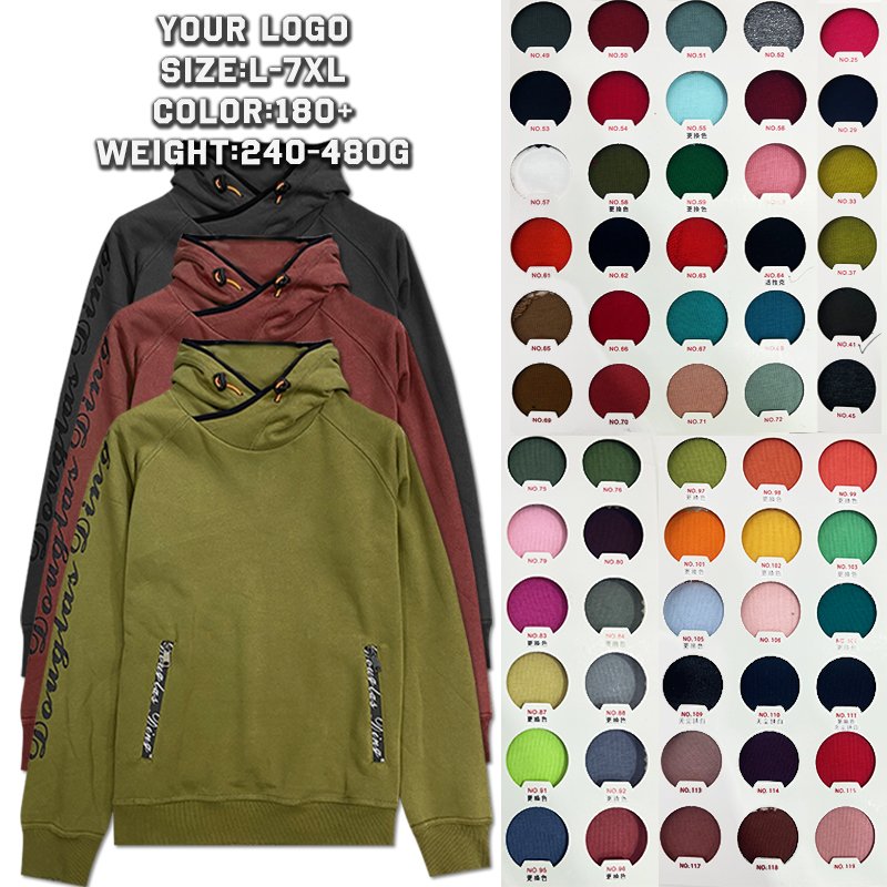 New Street wear oversized hoodies men OEM pullover oversized cotton embroidered men hoodie Wholesale men's hoodie customized