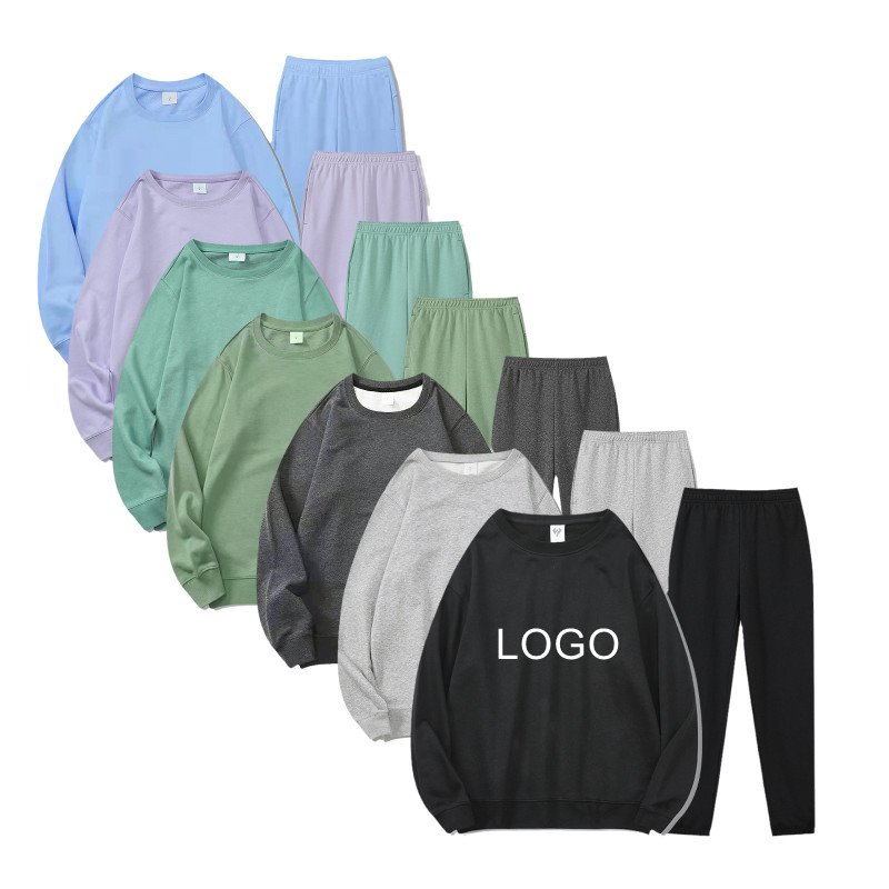 Oem Embroidered Pullover Jacket Unisex Custom Hoodie Set Jogging Men Tracksuit Sweatshirts Men'S Hoodies