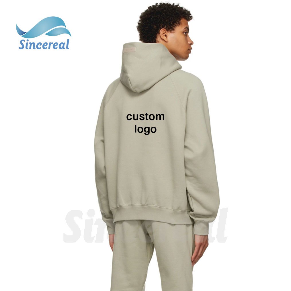 Custom logo basic 500g fabric Heavyweight casual vintage y2k street wear plus size plain pullover cotton oversized men's hoodies