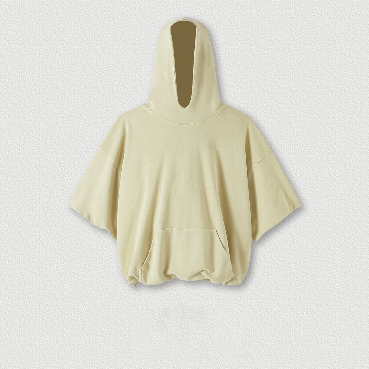 H5276 High Quality Custom Double Layer 420g 100% Cotton Mens Cropped Hoodies Streetwear Men's Hoodies