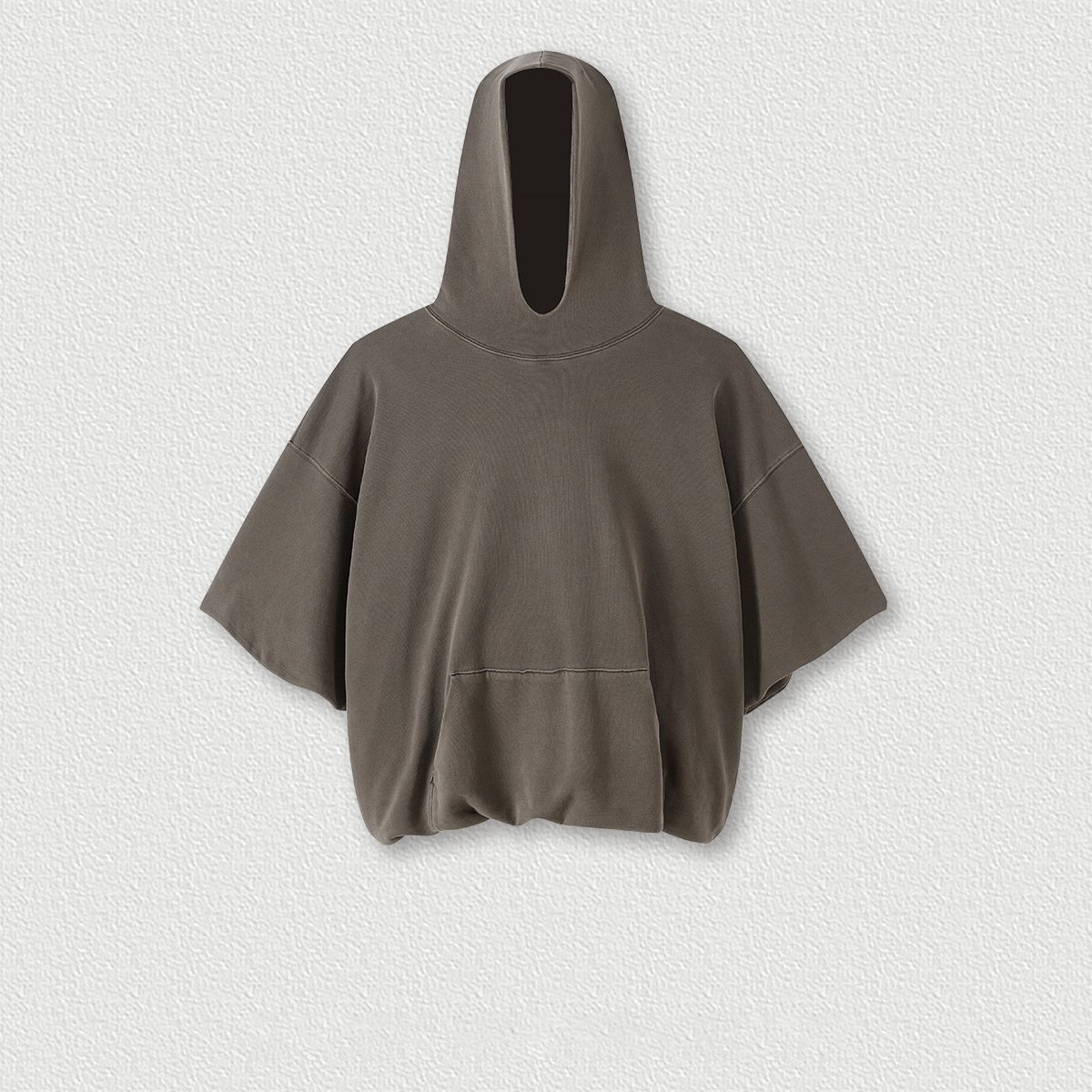 H5276 High Quality Custom Double Layer 420g 100% Cotton Mens Cropped Hoodies Streetwear Men's Hoodies