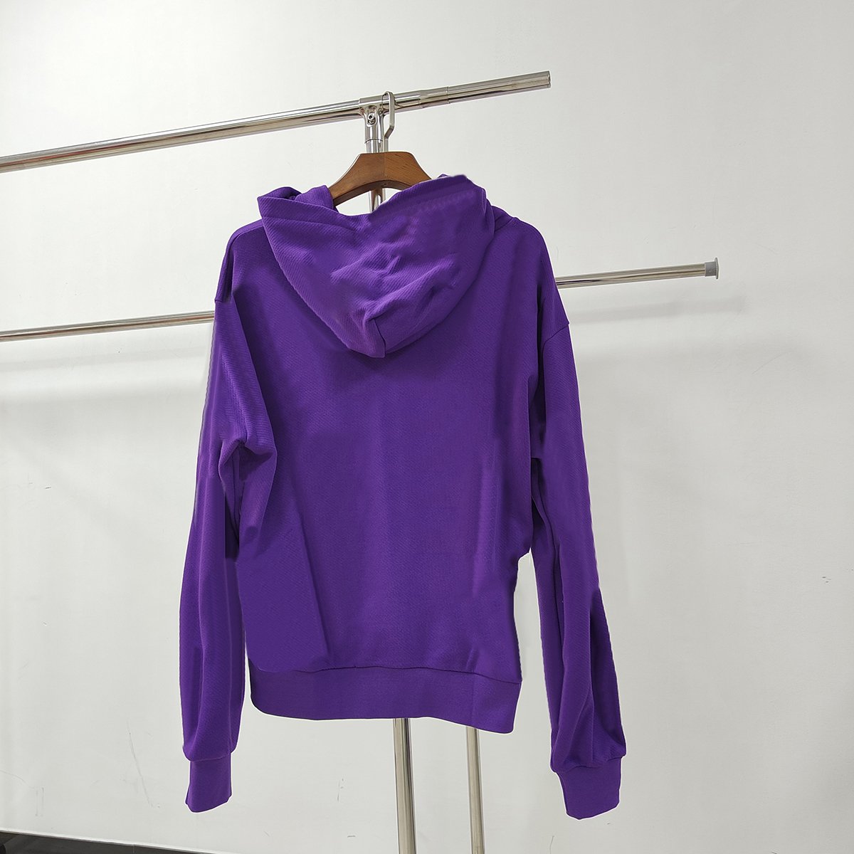 2025 new winter fashion french terry denim oversize hoodie for men and women tears sweater heavy weight clothing 450 gsm