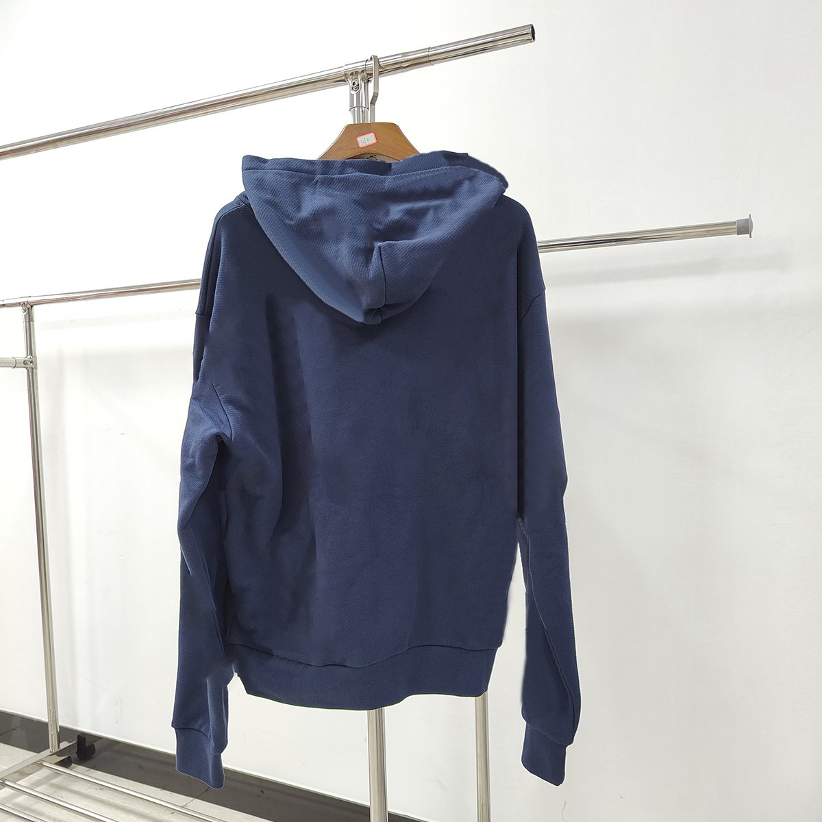 2025 new winter fashion french terry denim oversize hoodie for men and women tears sweater heavy weight clothing 450 gsm