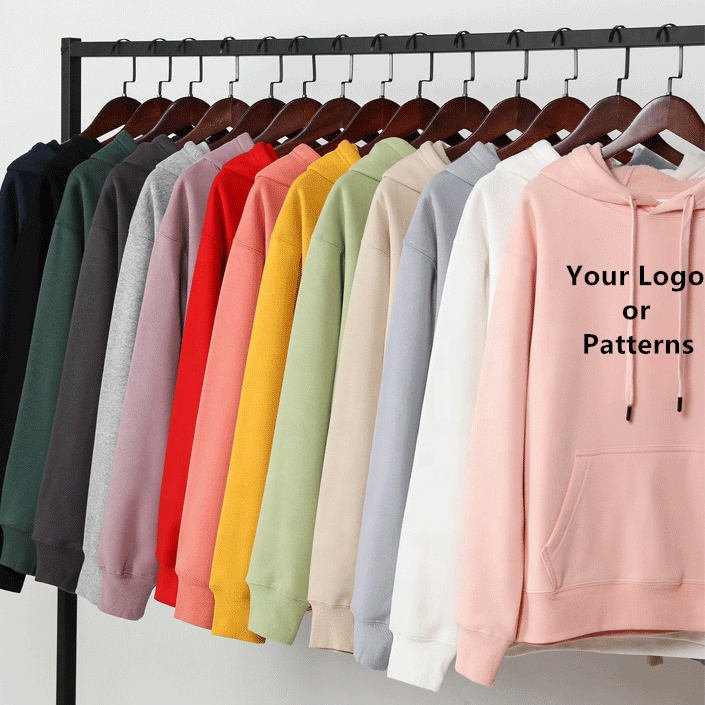 Wholesale Quality Puff Printing Heavyweight Cotton Men's Hoody Oversized Custom Print Luxury Pullover Cotton Custom Hoodies
