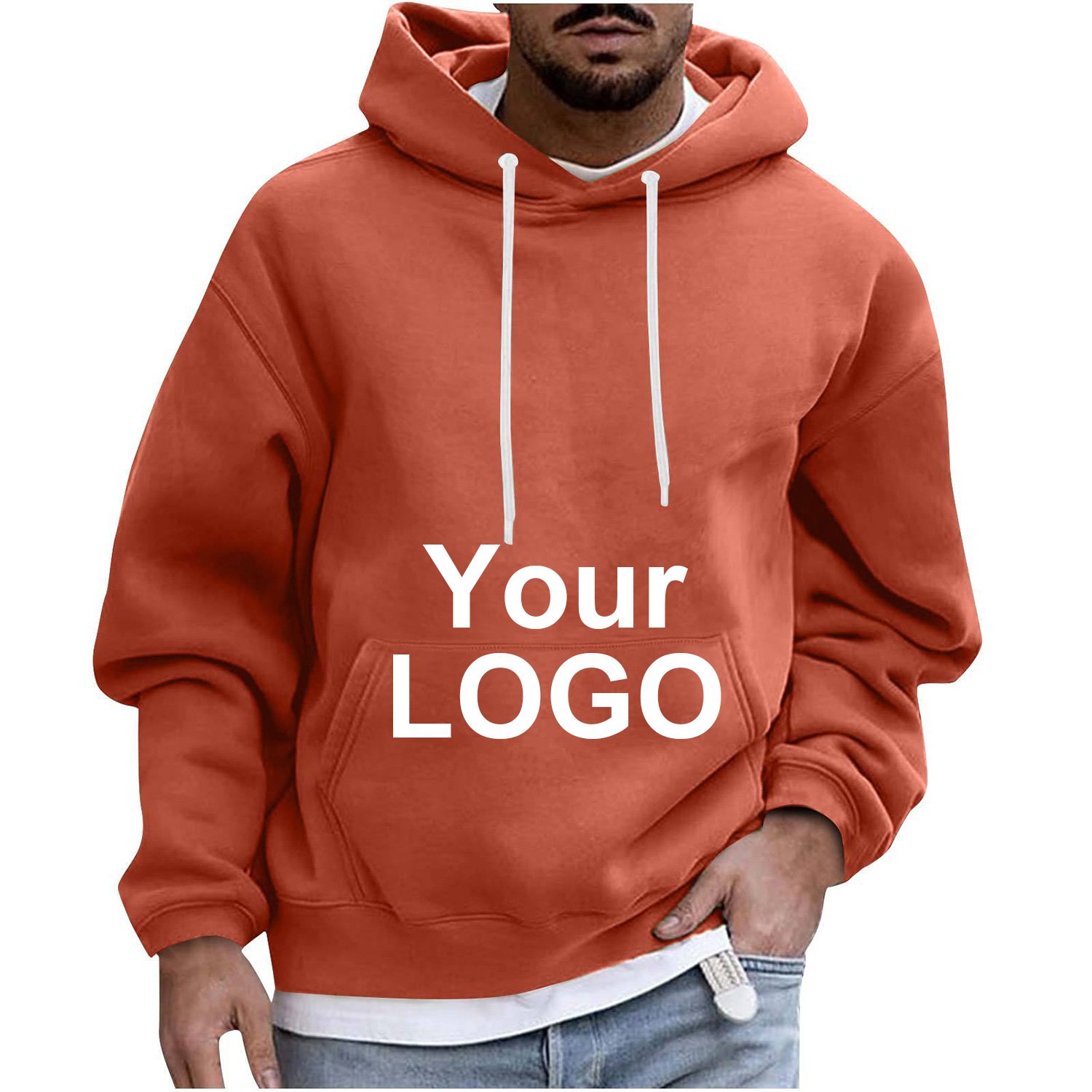 Sweatshirts custom oversized plain cotton blank hoodies mens pullover unisex bulk plus size unisex men's hoodies