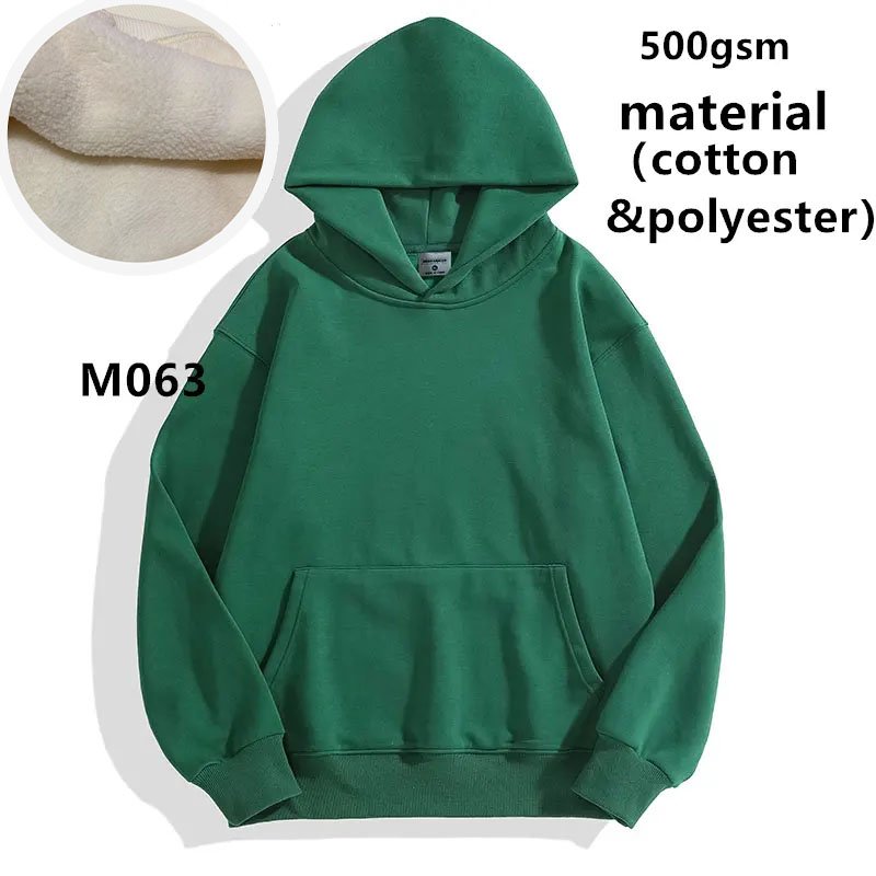 Wholesale heavyweight men's and women's cotton hoodies customized oversized pullover, ordinary men's women's universal pullover
