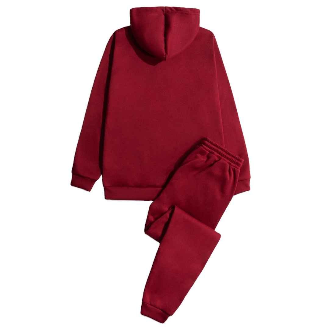 High Quality Hooded Long Sleeves Tracksuit Men's Hoodie Set Casual Sports Set Men's Pullover + Sweatpants 2 Piece Set