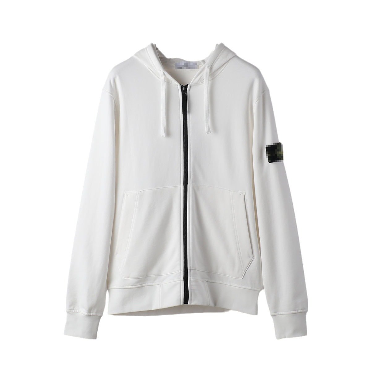 Men's Autumn Heavy Cotton Fitted Fashion Custom Logo Zip Up Hoodie Fitness Functional Hoodies Men
