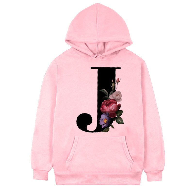 Cheap Wholesale Oem Men One Piece Hoodie Manufacturers Graphic Black Letter Floral Pull Over Hoodies Women Sweatshirts