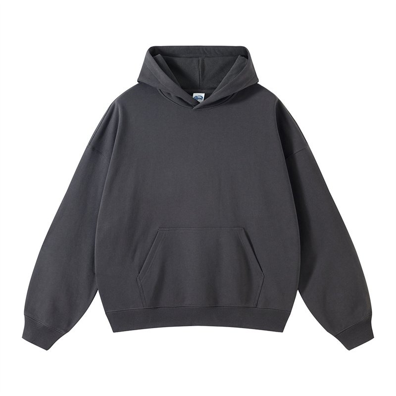 Custom Wholesale FOG Double Thread 400 GSM French Terry 100% Cotton Heavyweight Hooded Trendy Men's Hoodies