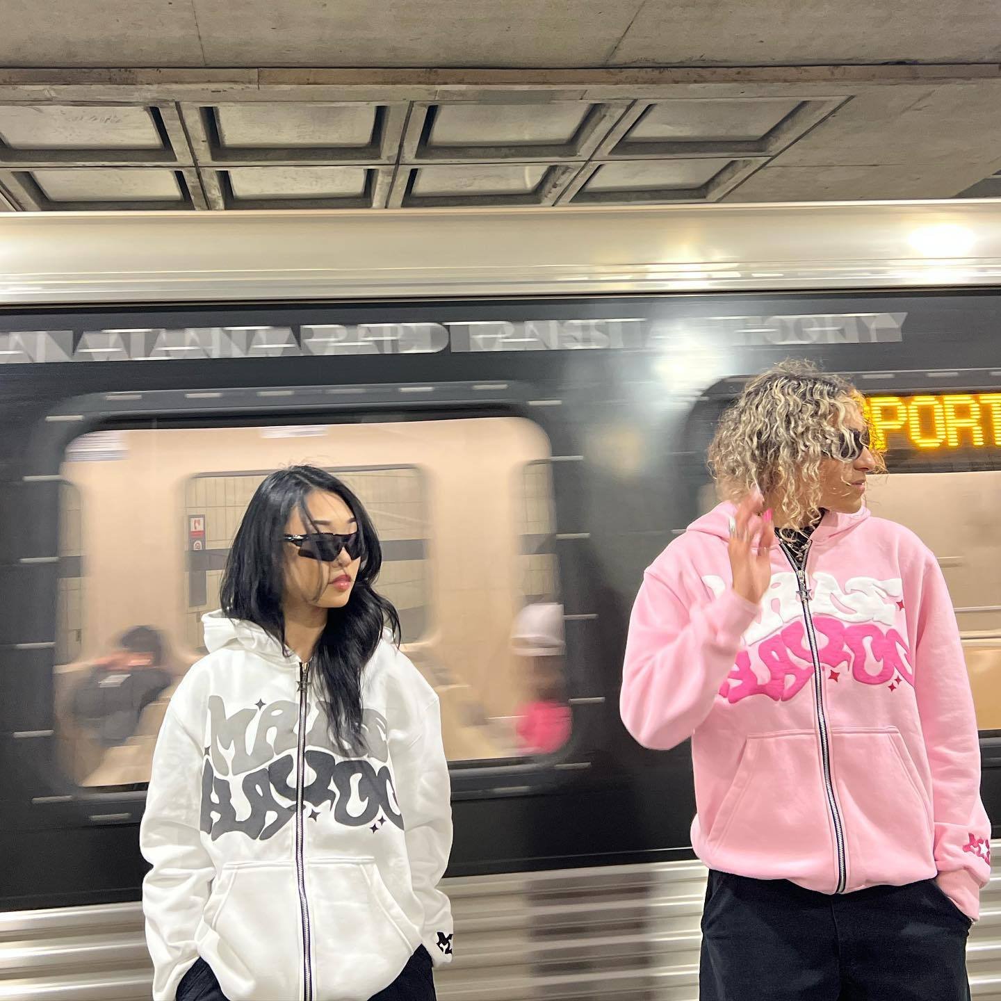 New European and American street hip-hop 3D three-dimensional pattern foam printed letter cardigan zipper youth casual hoodie