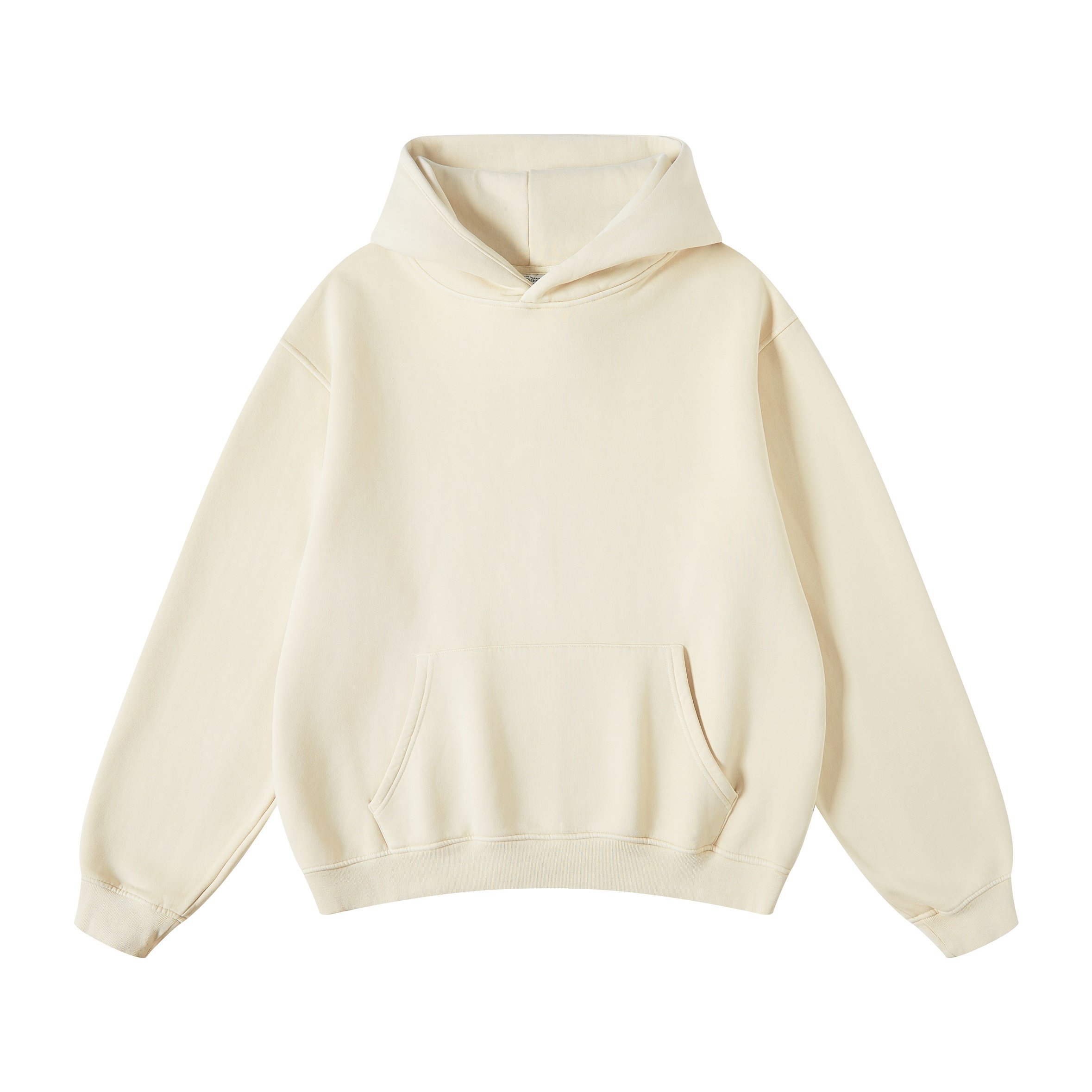 Luxury Hip Hop Hoodies Mens Cropped Hoodie Streetwear Oversized Cotton Heavyweight Hoodies Blank Various Colored 100% Cotton