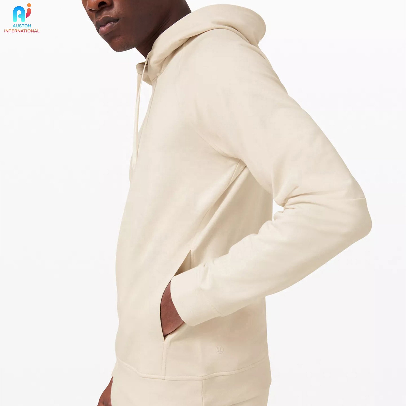 Wholesale Men's 2023 Design With Custom Logo You Print Smile Pattern Drop Shoulder Hoodie With Pocket heavy hoodies
