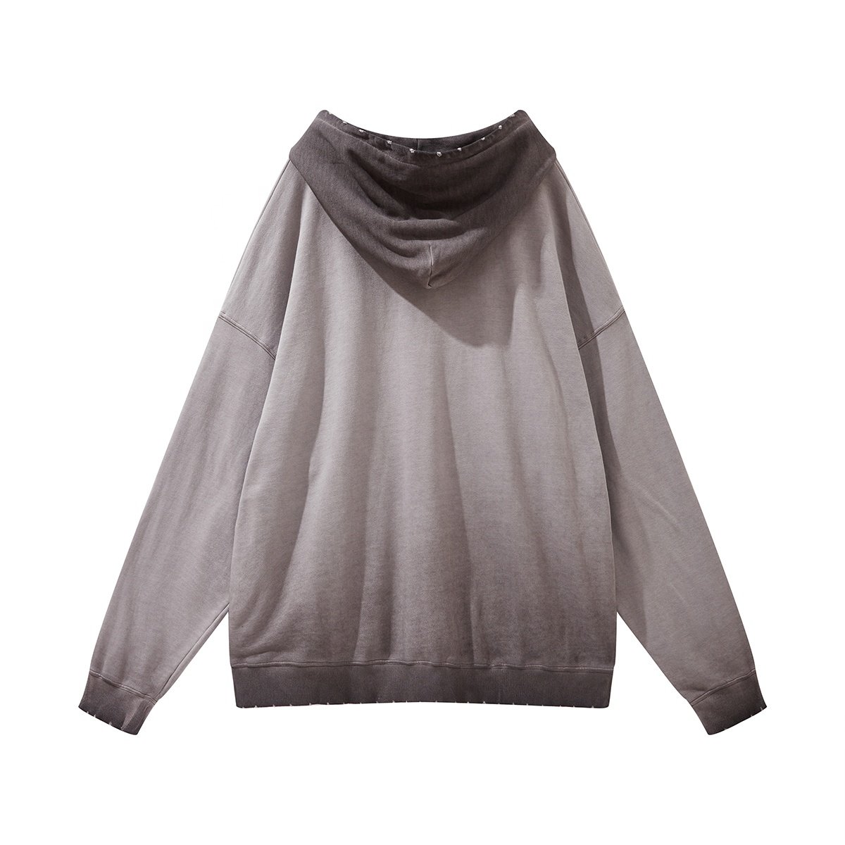 Custom Wash Faded Color Heavyweight Cotton OEM Men's Hoodies