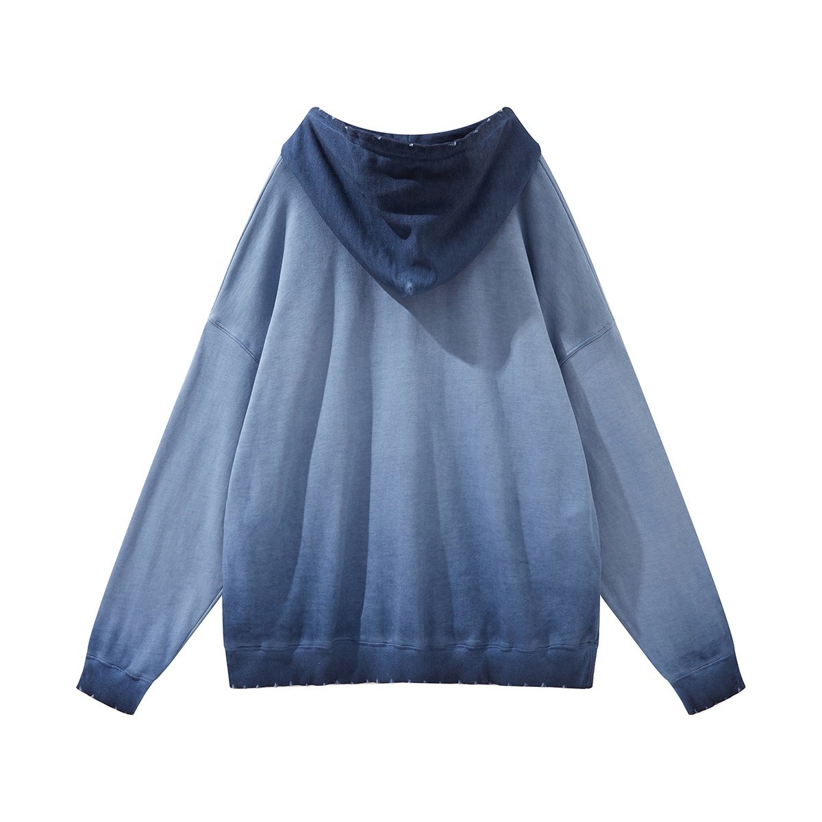 Custom Wash Faded Color Heavyweight Cotton OEM Men's Hoodies