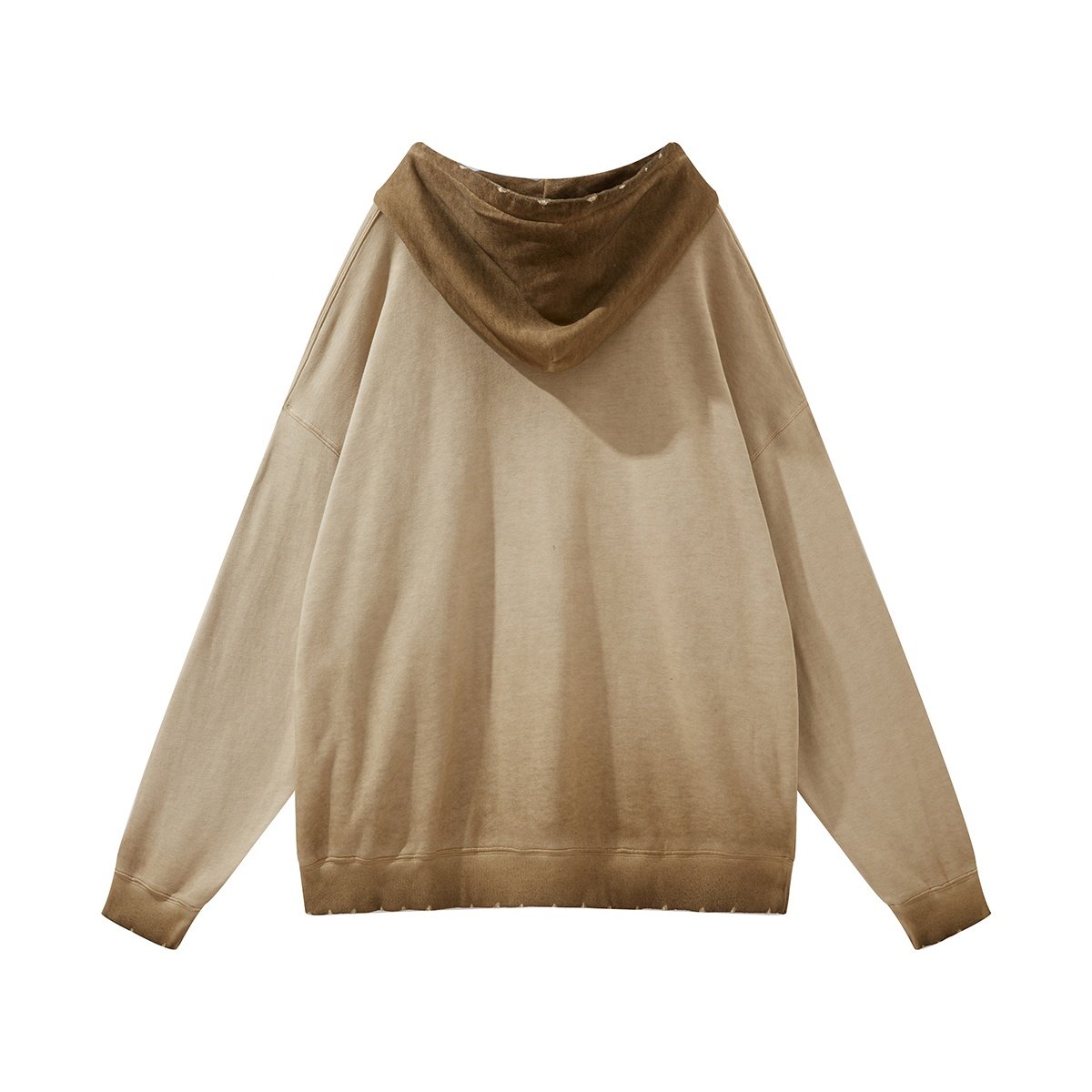 Custom Wash Faded Color Heavyweight Cotton OEM Men's Hoodies