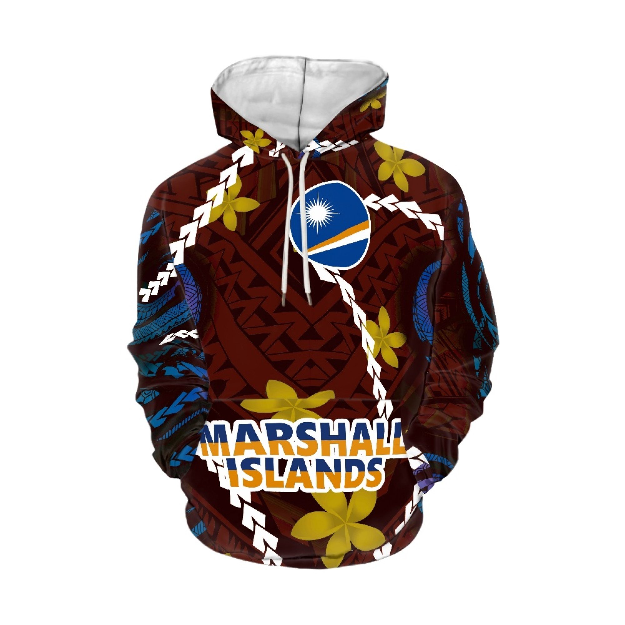 Wholesale Custom Simple Casual Wear Central Pacific Marshall IslandsMen's Hoodies and Sweatshirts Unisex Pullovers