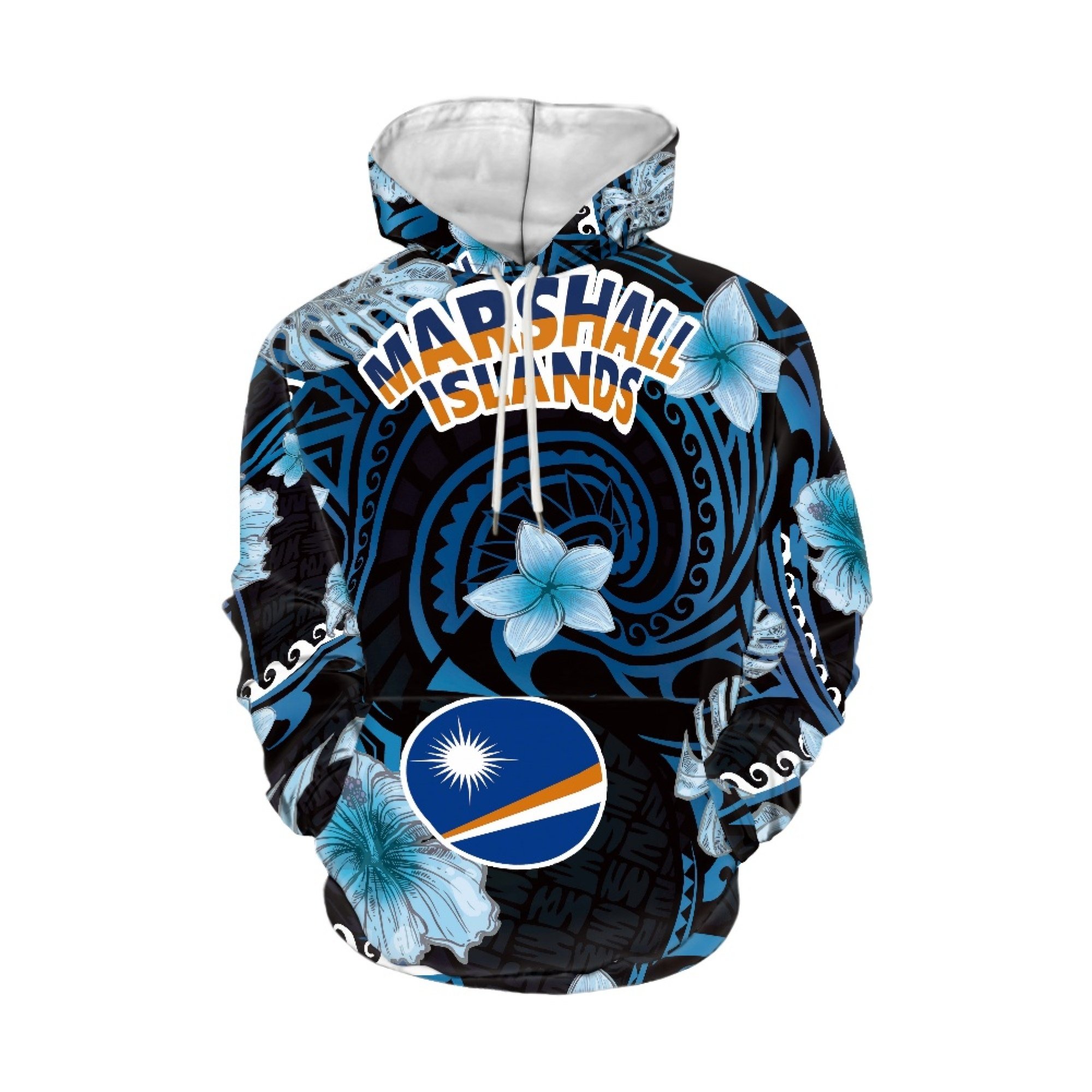 Wholesale Custom Simple Casual Wear Central Pacific Marshall IslandsMen's Hoodies and Sweatshirts Unisex Pullovers