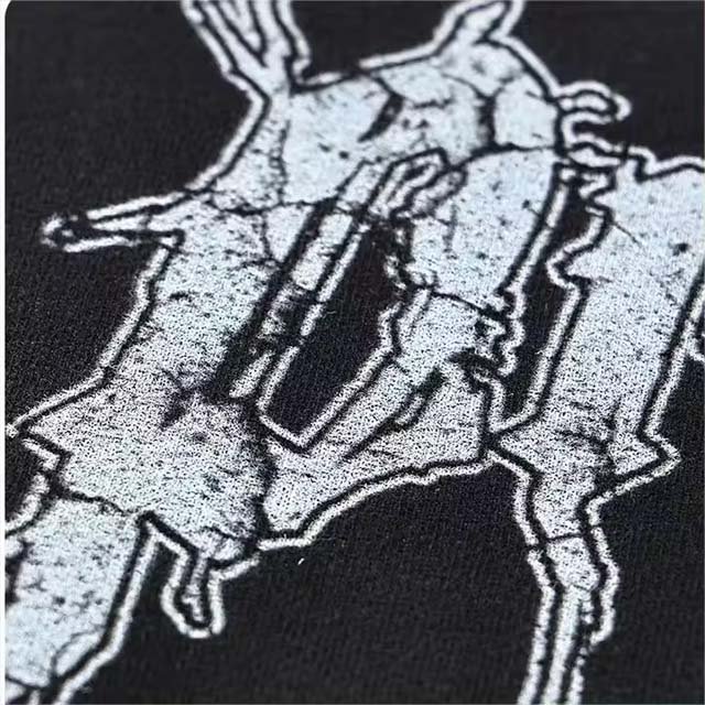 High Quality Men's Hoodie & Sweatshirt Custom Logo Acid Wash French Terry Breathable 350Gsm Cropped Boxy Fit Face Printed Hoodie