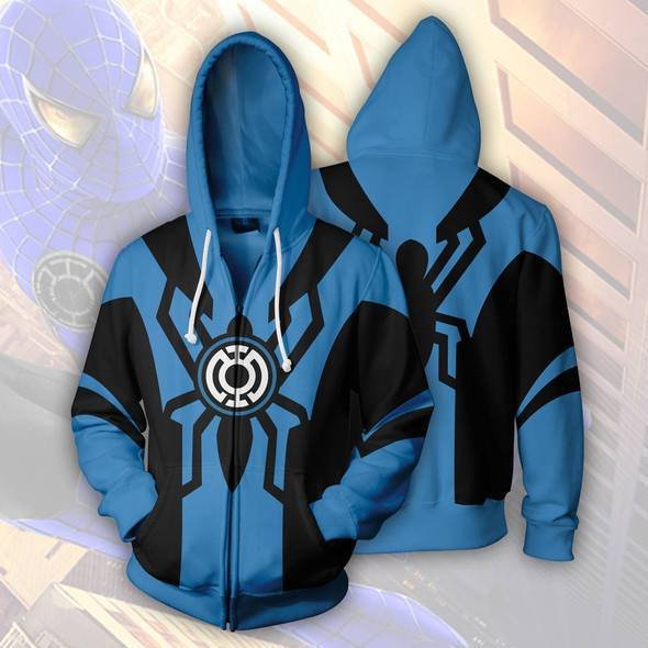 Anime Full Zip Mens Hoodies Cool Pullover Funny Tops Coat Jacket Unisex Jumper Sweatshirt Streetwear Superhero Zip Hoodie
