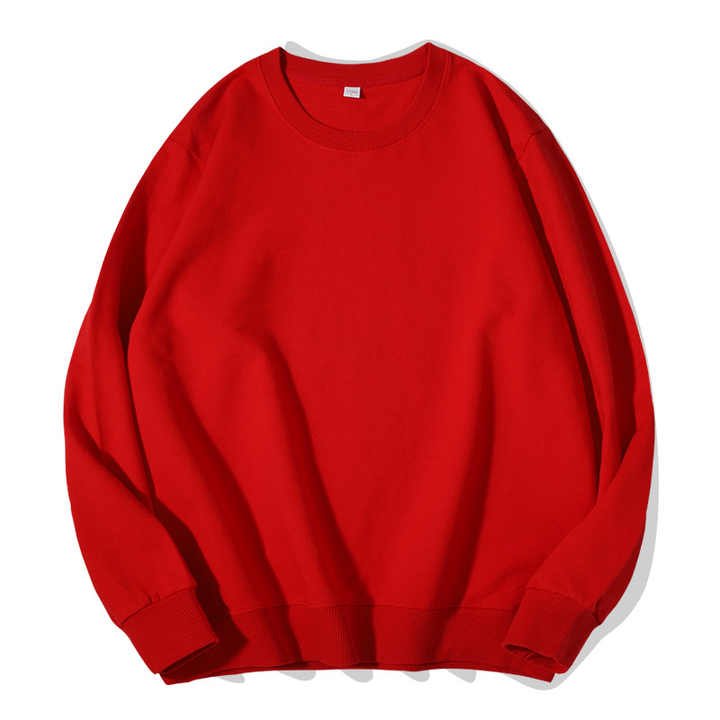 Hot selling 2024 new Wholesale Custom Plain Cotton Spandex Pullover Crewneck French Men Sweatshirt Top Hoodies