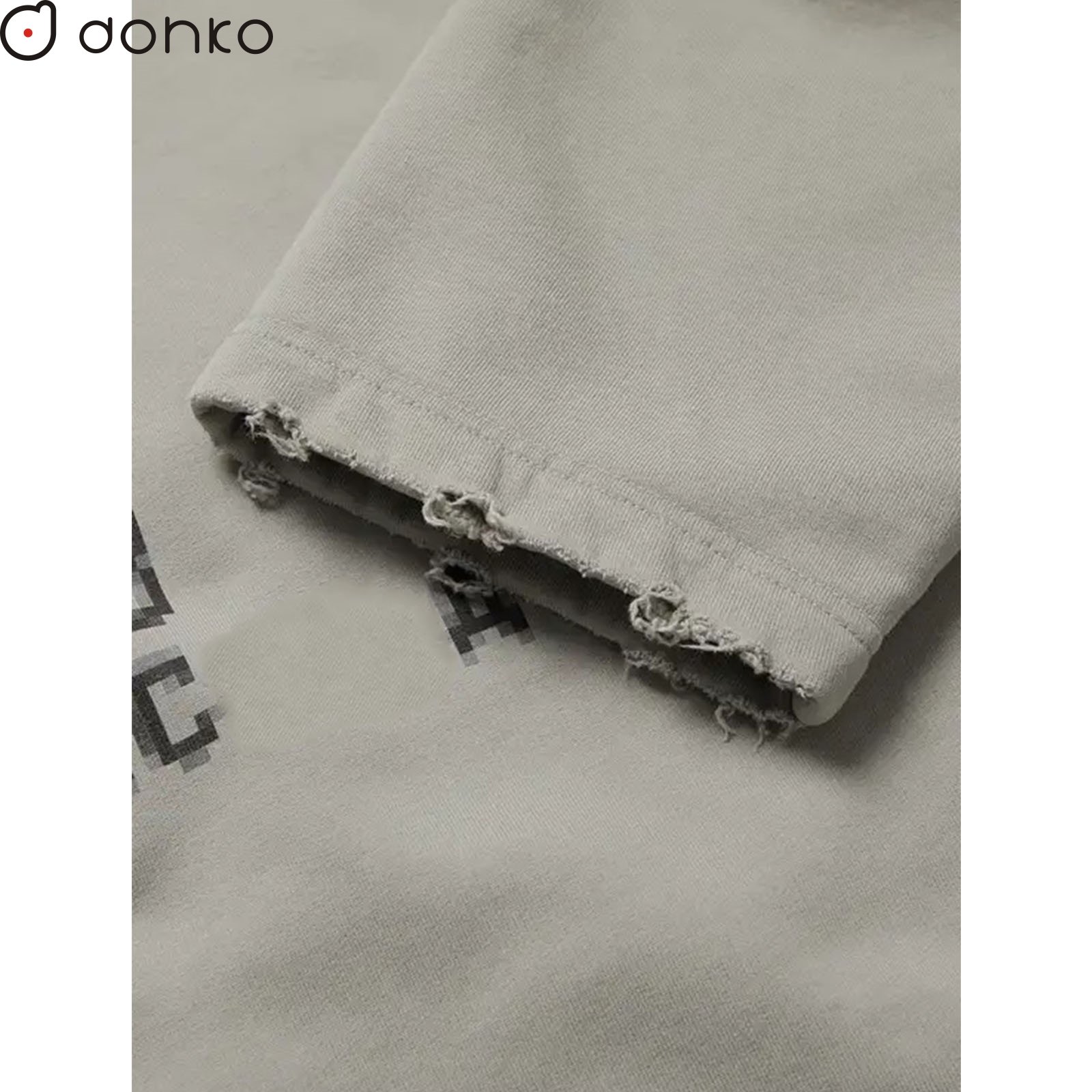 custom french terry oversize hoodies heavy weight hoodies street wear disdressed hoodie for men