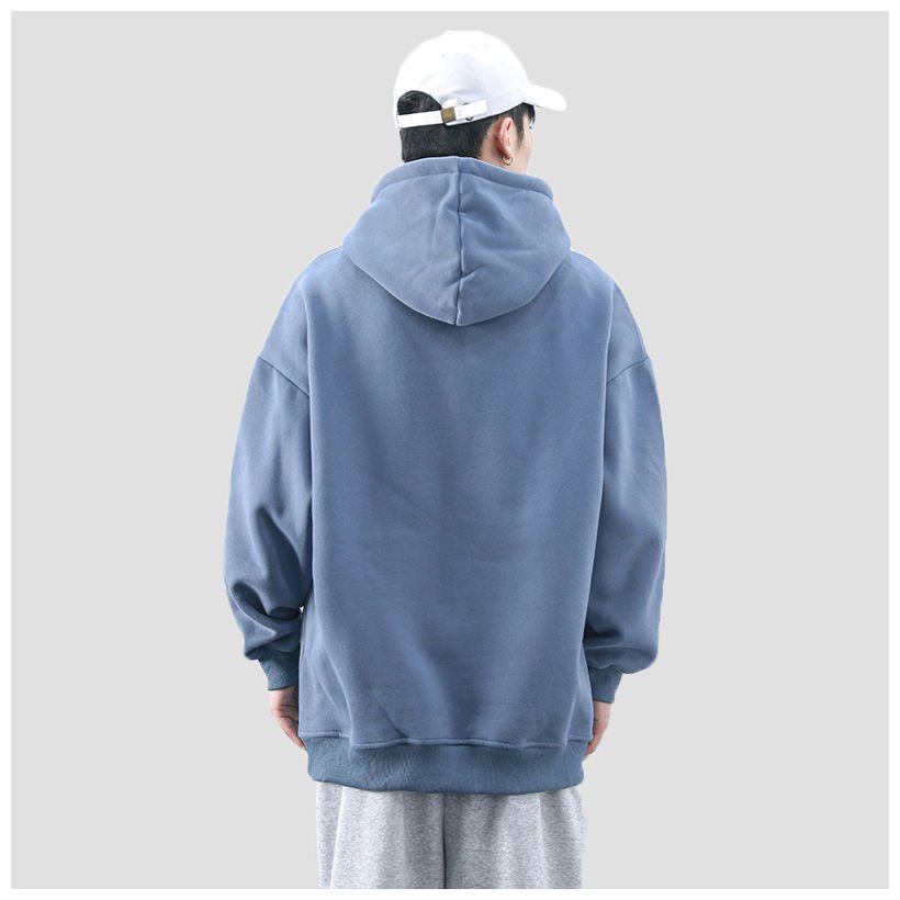 Teewe Wholesale Hommes Plain Blank Drop Shoulder Oversized Pullover Hoodie Manufacturer Custom Logo Men's Hoodie