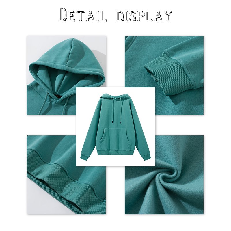 University Fashion Unisex Hoodies Custom Logo Thick Fleece Winter Hoodies High Quality Soft Tracksuit Pullover Men's Hoodies