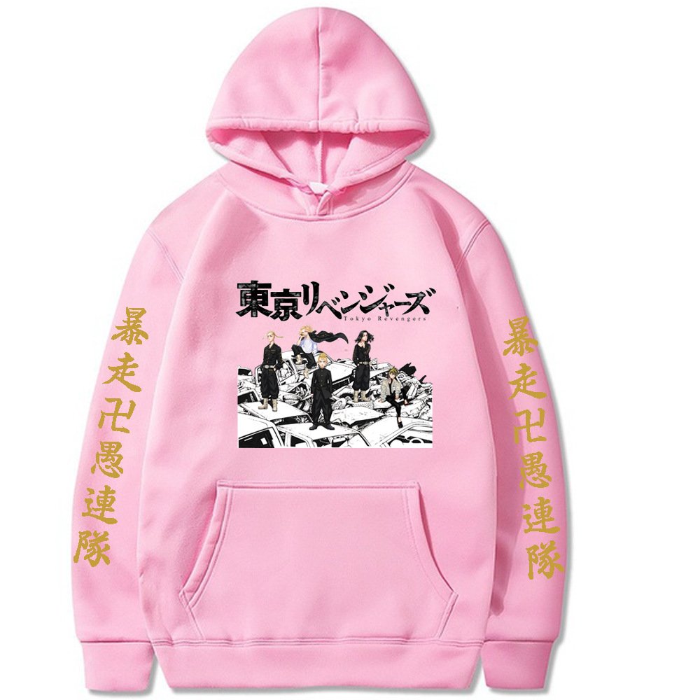 New Designs Hot Sale Printed Japanese Anime Adult Kids Hoodie Wholesale Printed Custom Hoodies Stock Sweatshirt Hoodie Factory