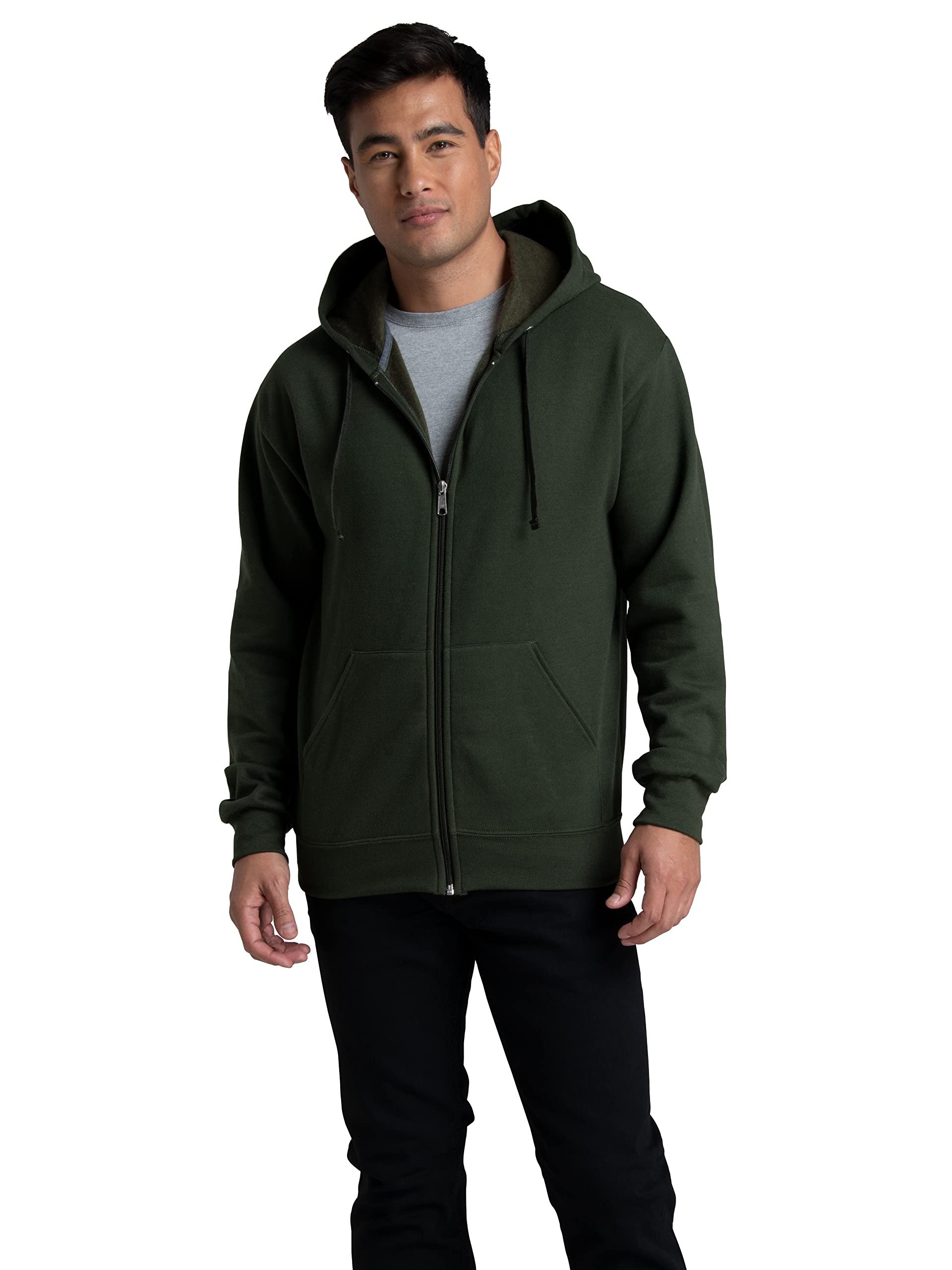 ODM/OEM wholesale couple wear unisex hoodies zip up custom print zip collar men's hoodie with pockets
