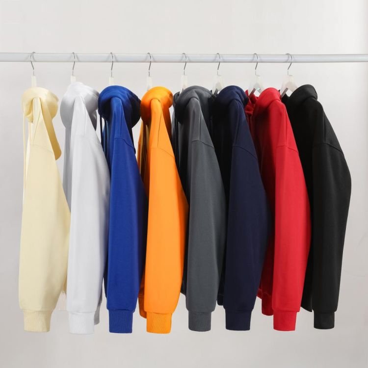 Custom Logo Embroidered Sweatshirt High Quality Unisex Pullover Hoodie Silver Fox Fleece Heavyweight Men's Hoodies Sweatshirts