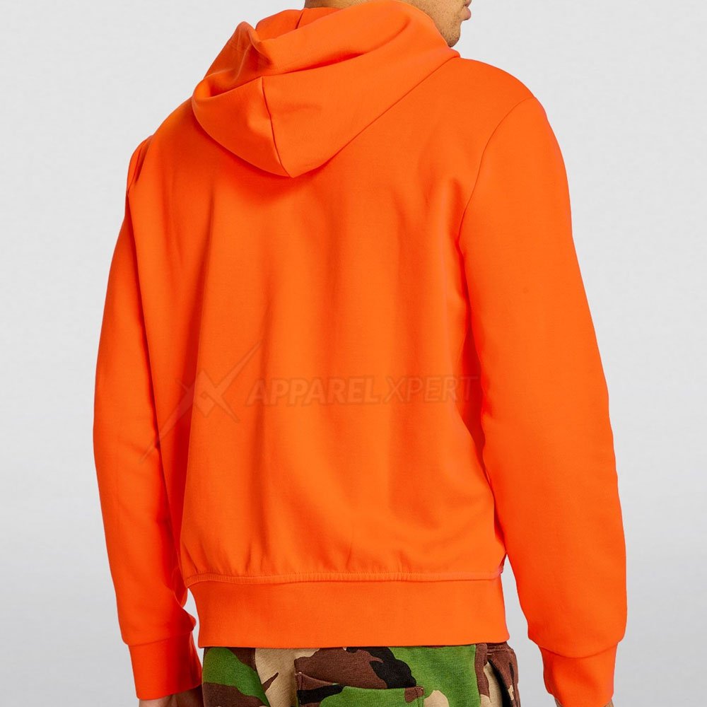 High Quality Men's Hoodies Winter Wear Zipper Simple Plain Design Printed Lightweight Warming Available Orange Color 3XL 6XL